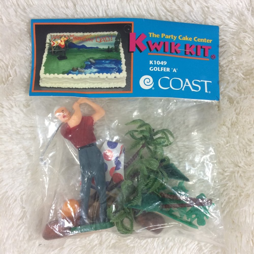 Coast Golfer The Party Cake Center Kwik Kit BNWT
